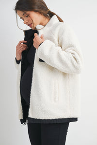 Aspen Short Teddy Fleece - Yo Mama Maternity