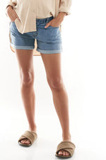 With Love Rolled Denim Short