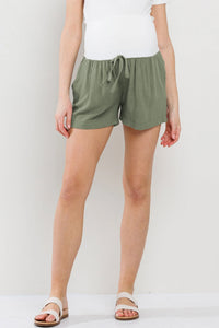 Drawstring Pocket Short - Yo Mama Maternity