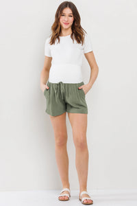 Drawstring Pocket Short - Yo Mama Maternity