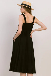 Ruched Top Midi Dress - Yo Mama Maternity