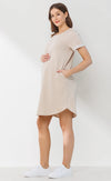 Crew Neck T-Shirt Dress