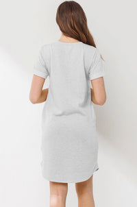 Crew Neck T-Shirt Dress - Yo Mama Maternity