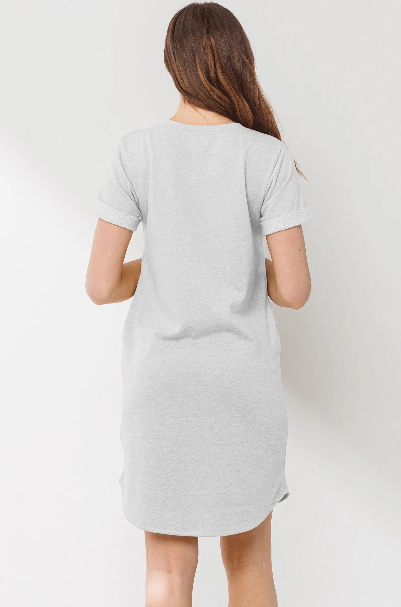 Crew Neck T-Shirt Dress - Yo Mama Maternity