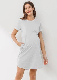 Crew Neck T-Shirt Dress - Yo Mama Maternity