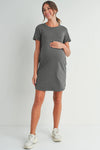 Crew Neck T-Shirt Dress