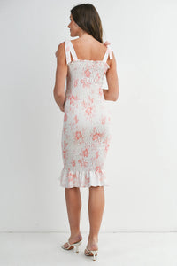 Shelly Smocked Bodycon Dress - Yo Mama Maternity