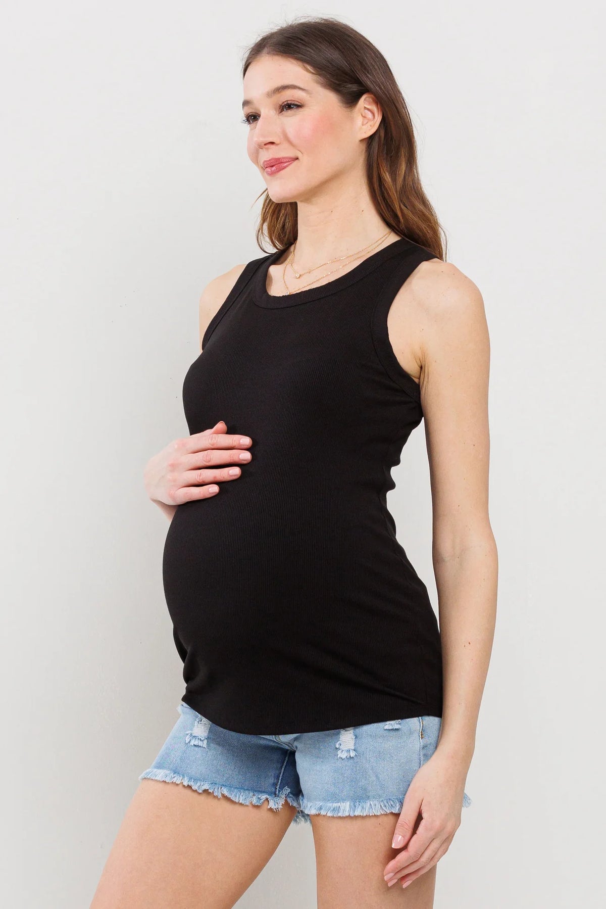 Scoop Neck Basic Tank - Yo Mama Maternity