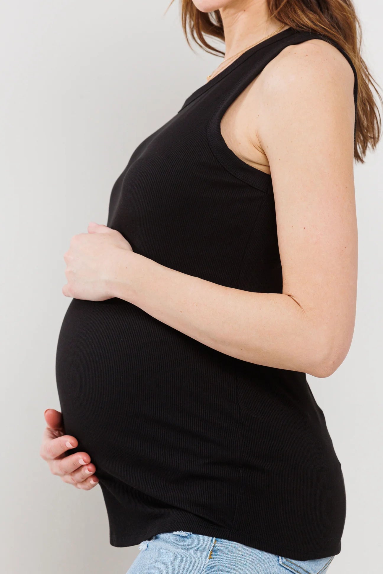 Scoop Neck Basic Tank - Yo Mama Maternity