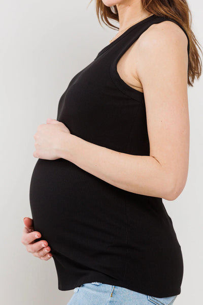 Scoop Neck Basic Tank - Yo Mama Maternity