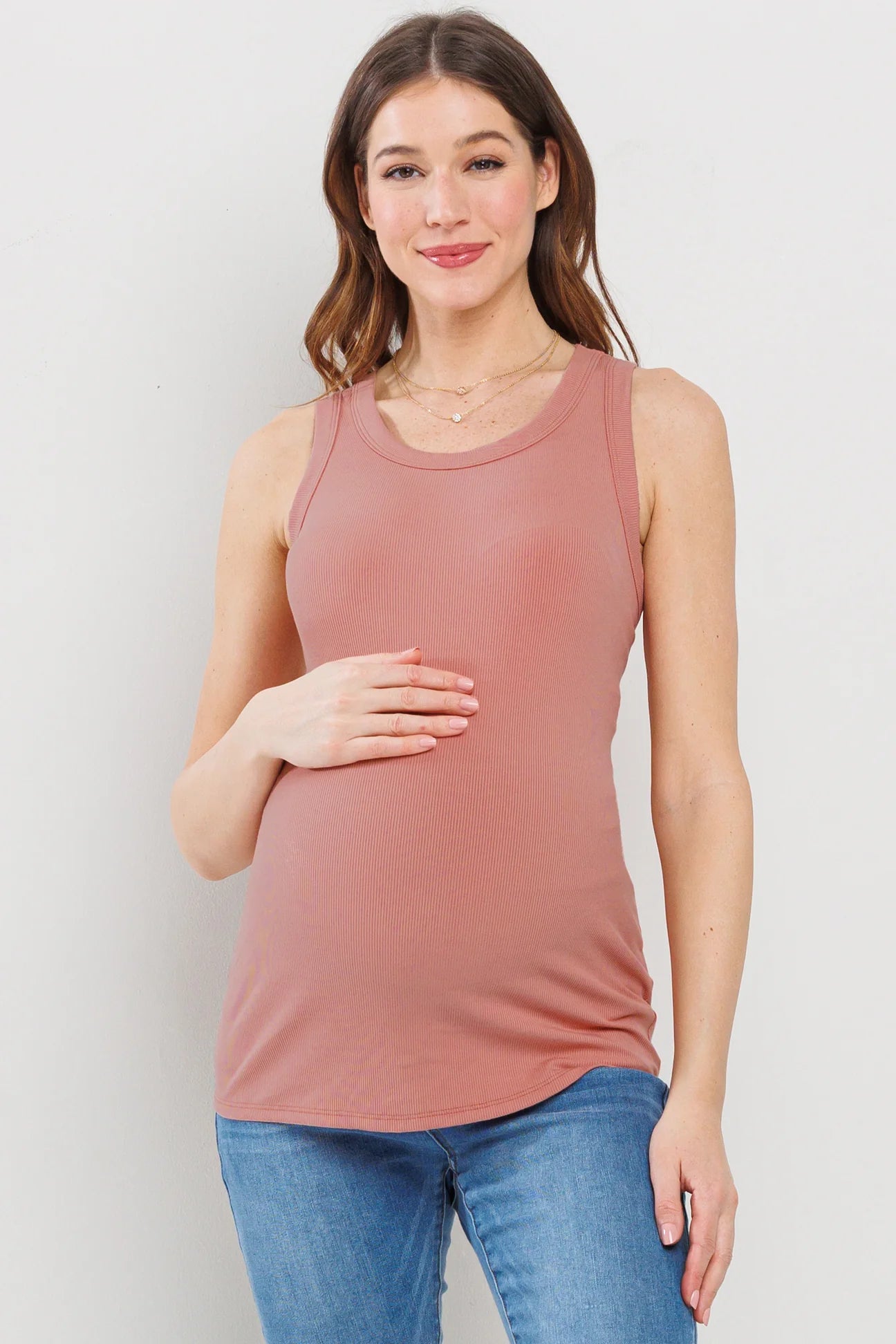 Scoop Neck Basic Tank - Yo Mama Maternity