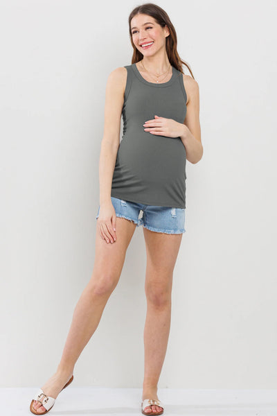 Scoop Neck Basic Tank - Yo Mama Maternity