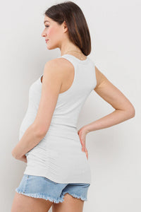 Dori Vneck Tank W/ Ruching