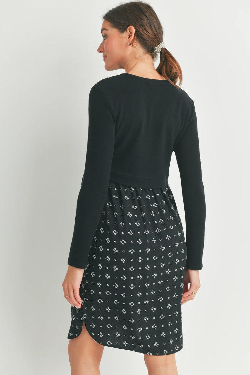 Aline Dress W/ Crop Sweater