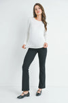 Overbump Slim Straight Trouser