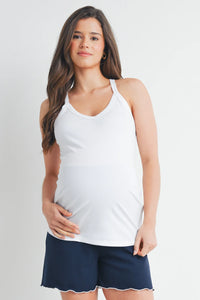 Didi  Ribbed Tank - Yo Mama Maternity