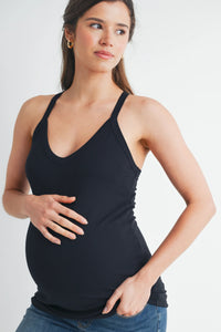 Didi  Ribbed Tank - Yo Mama Maternity