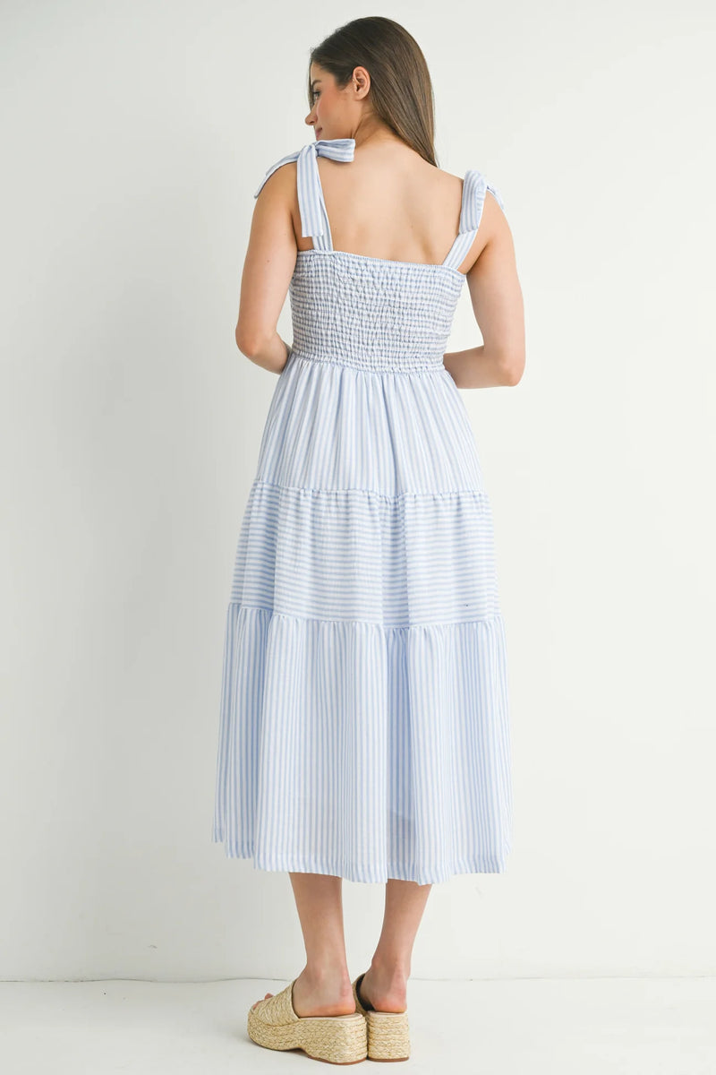 Chelsea Tiered Tie Dress