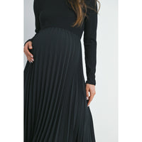 Val Dress W/ Pleated Skirt - Yo Mama Maternity