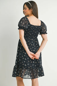 Betty Floral Smocked Dress - Yo Mama Maternity