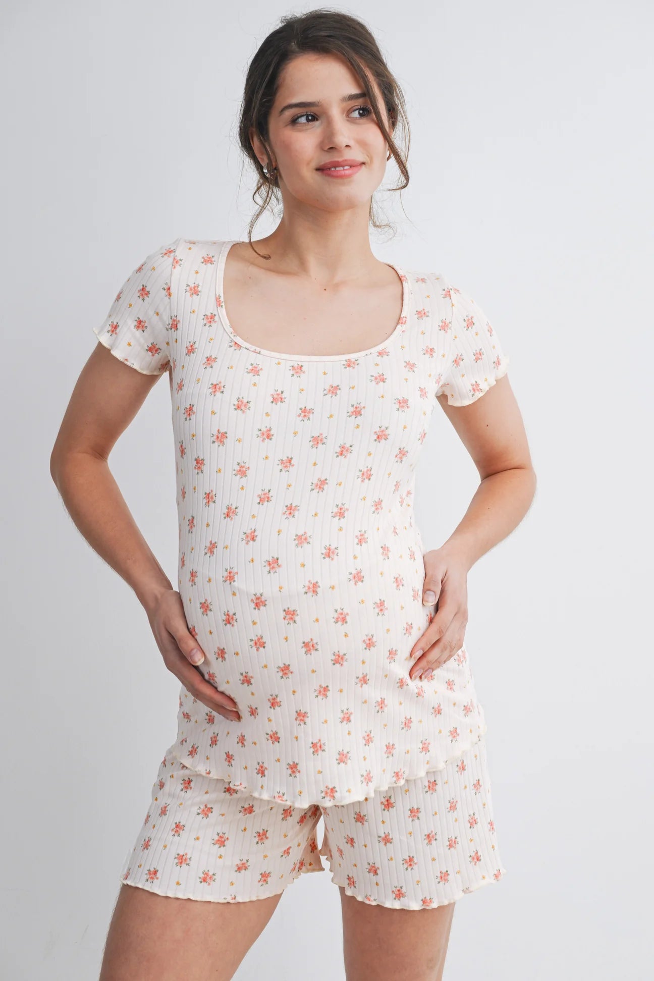 Becky Floral Lounge Set - Yo Mama Maternity