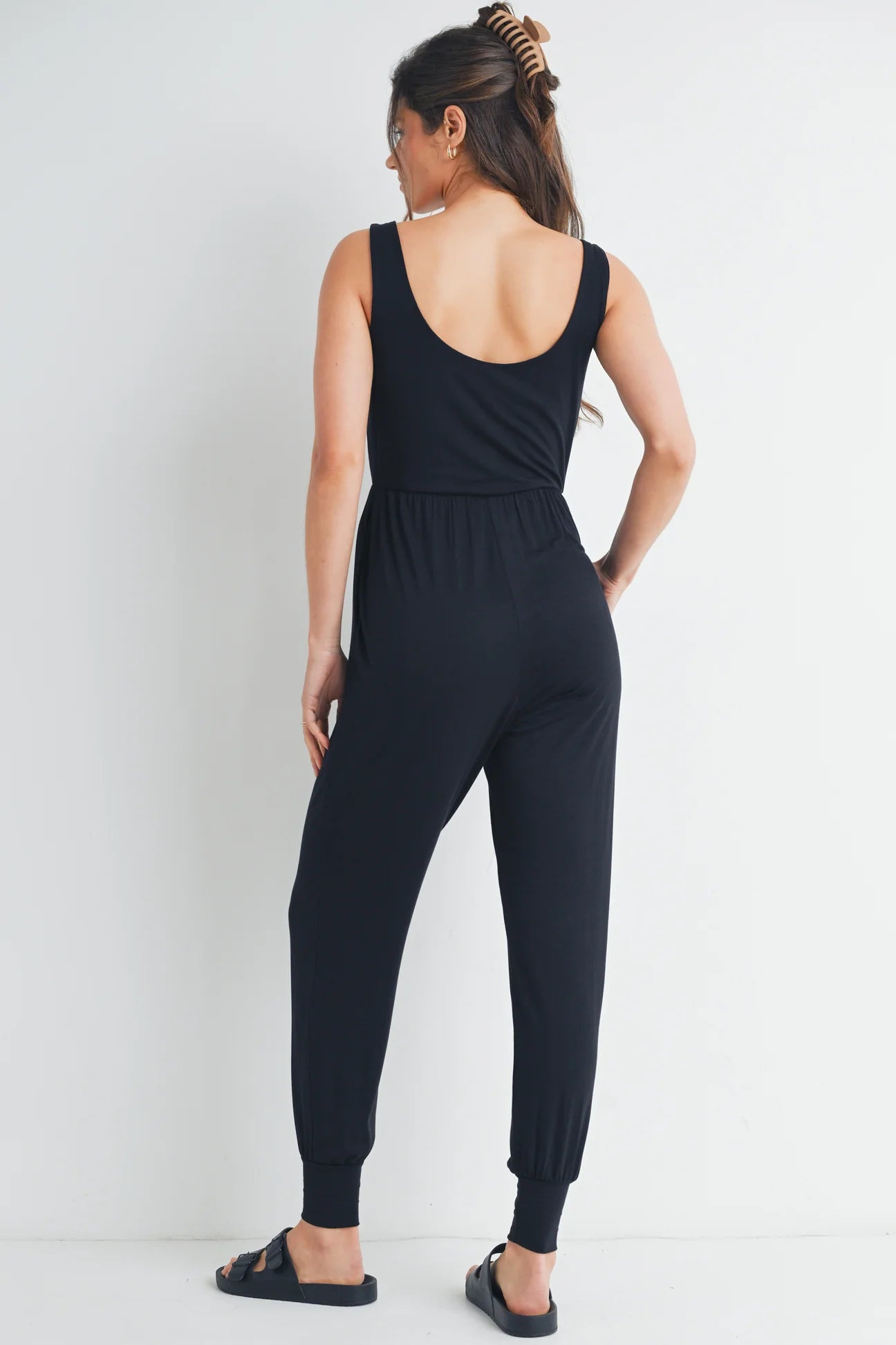 Amanda Jogger Jumpsuit w/ Pockets - Yo Mama Maternity