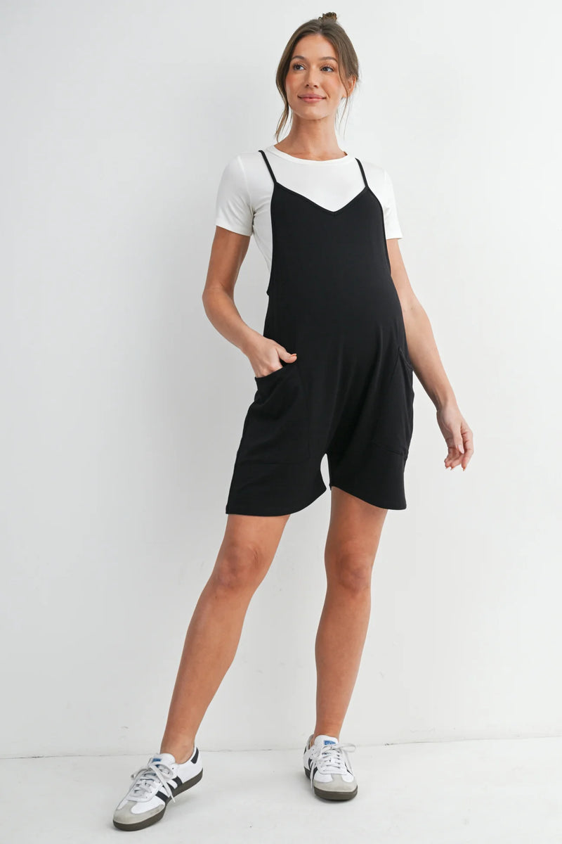 Molly Short Spaghetti Strap Jumper - Yo Mama Maternity
