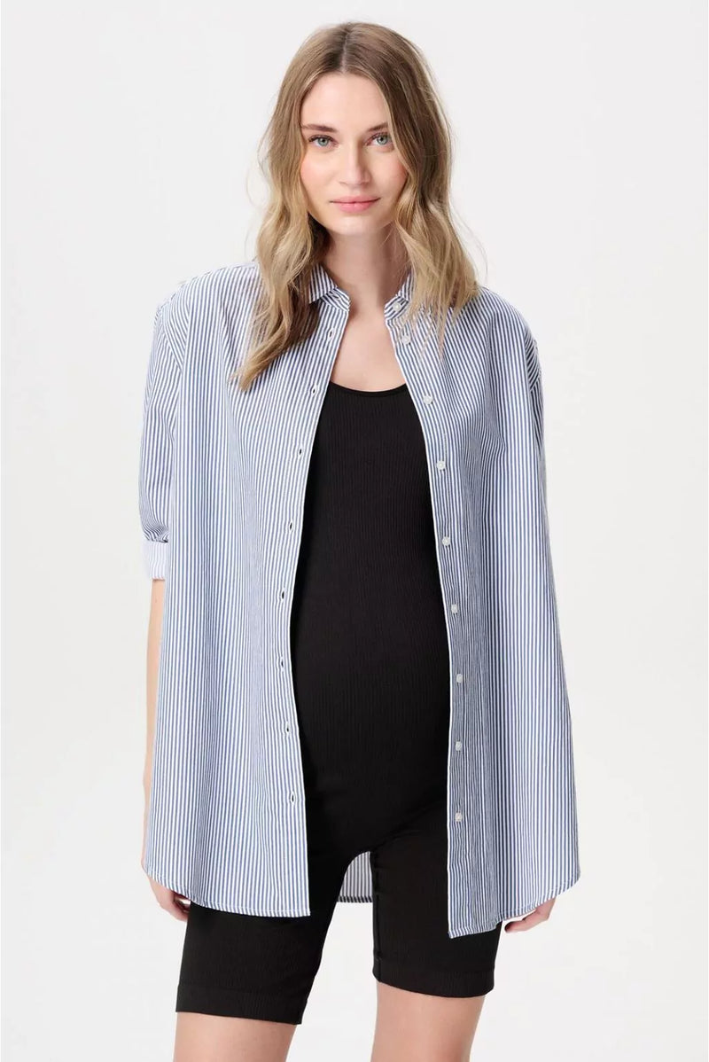 Arles Mini Stripe Blouse - Yo Mama Maternity