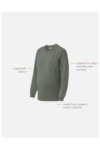 Lesy Nursing Friendly Sweatshirt - Yo Mama Maternity