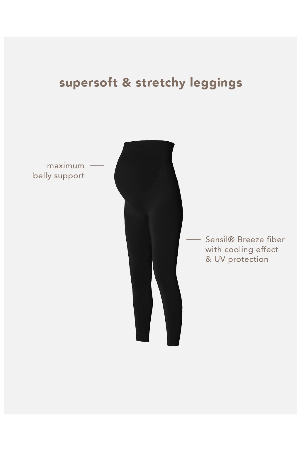 Clara Seamless Leggings - Yo Mama Maternity