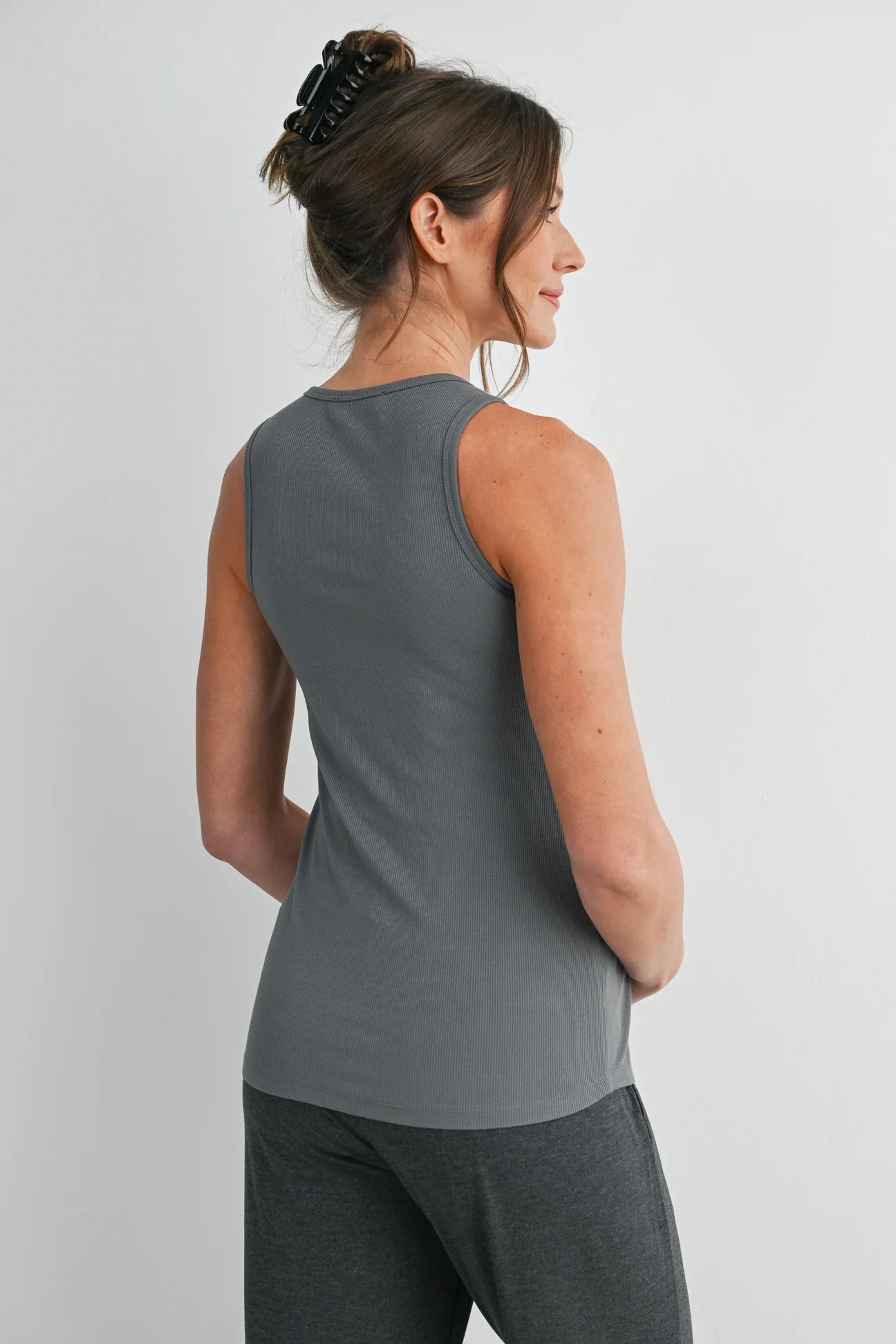 Bobbi Ribbed Nursing Tank - Yo Mama Maternity