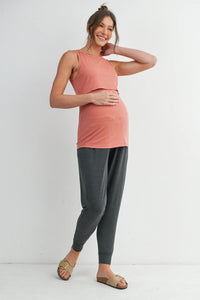 Bobbi Ribbed Nursing Tank - Yo Mama Maternity
