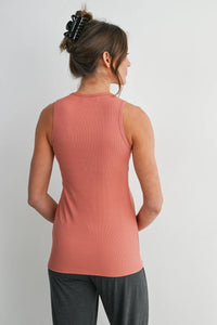 Bobbi Ribbed Nursing Tank - Yo Mama Maternity