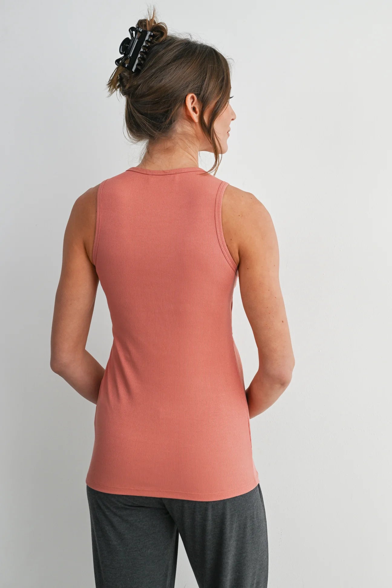 Bobbi Ribbed Nursing Tank - Yo Mama Maternity