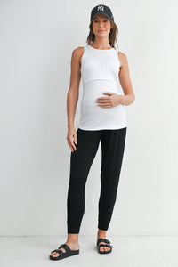 Bobbi Ribbed Nursing Tank - Yo Mama Maternity