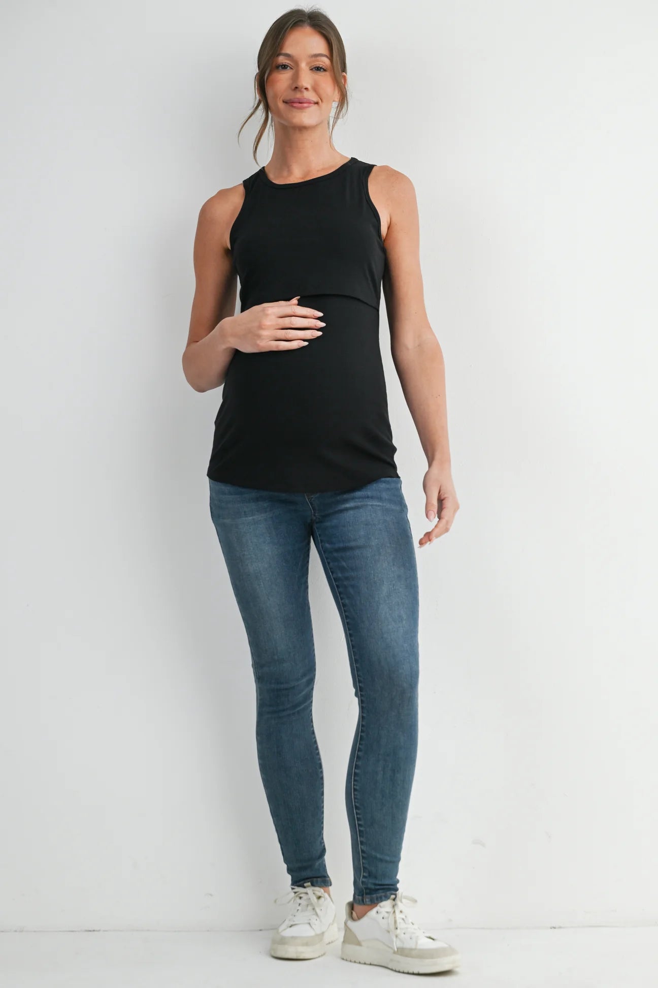 Bobbi Ribbed Nursing Tank - Yo Mama Maternity