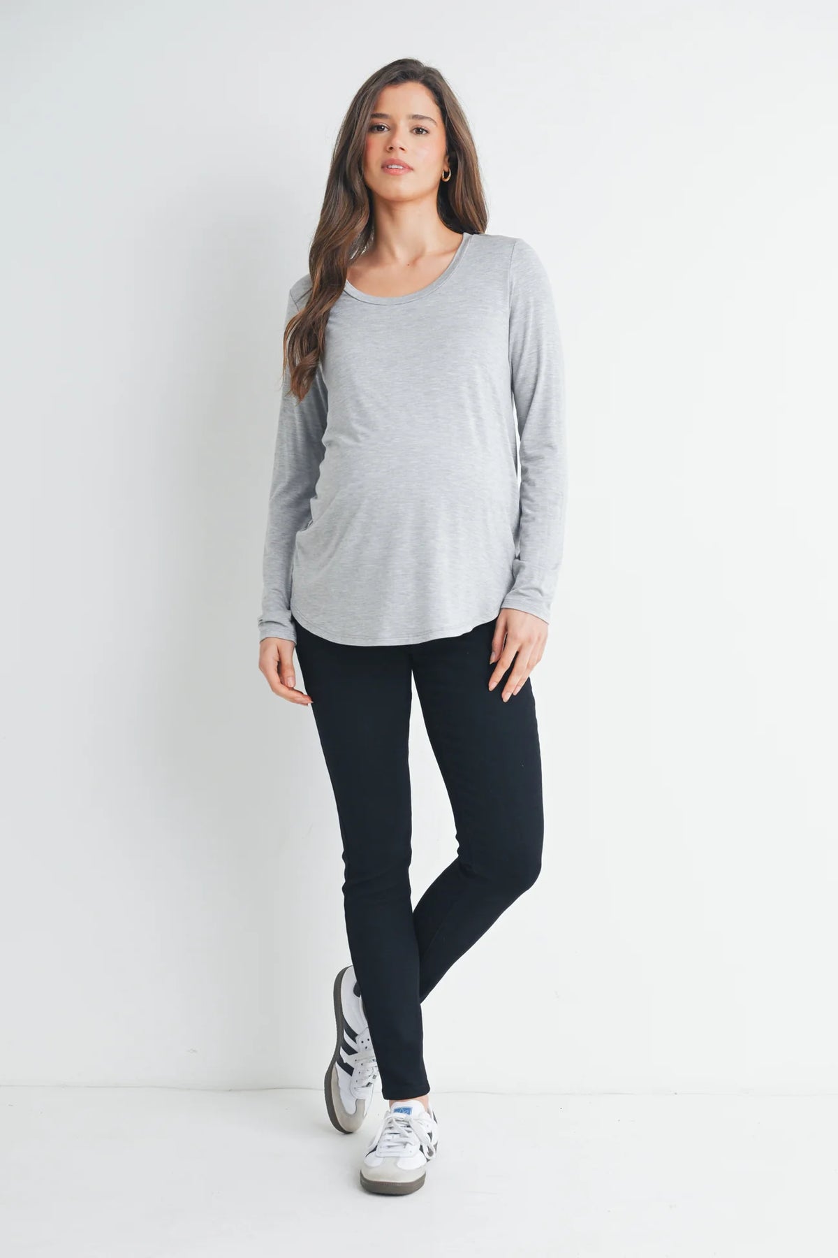 Leah LS Maternity & Nursing Tee - Yo Mama Maternity