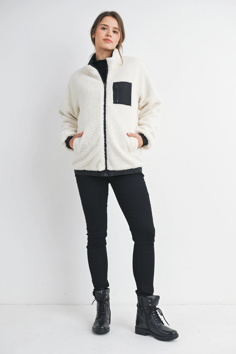 Aspen Short Teddy Fleece - Yo Mama Maternity