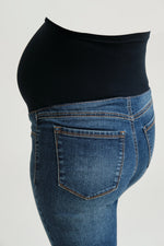 Over Bump Straight Leg Ankle Jean