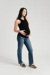 Over Bump Straight Leg Ankle Jean