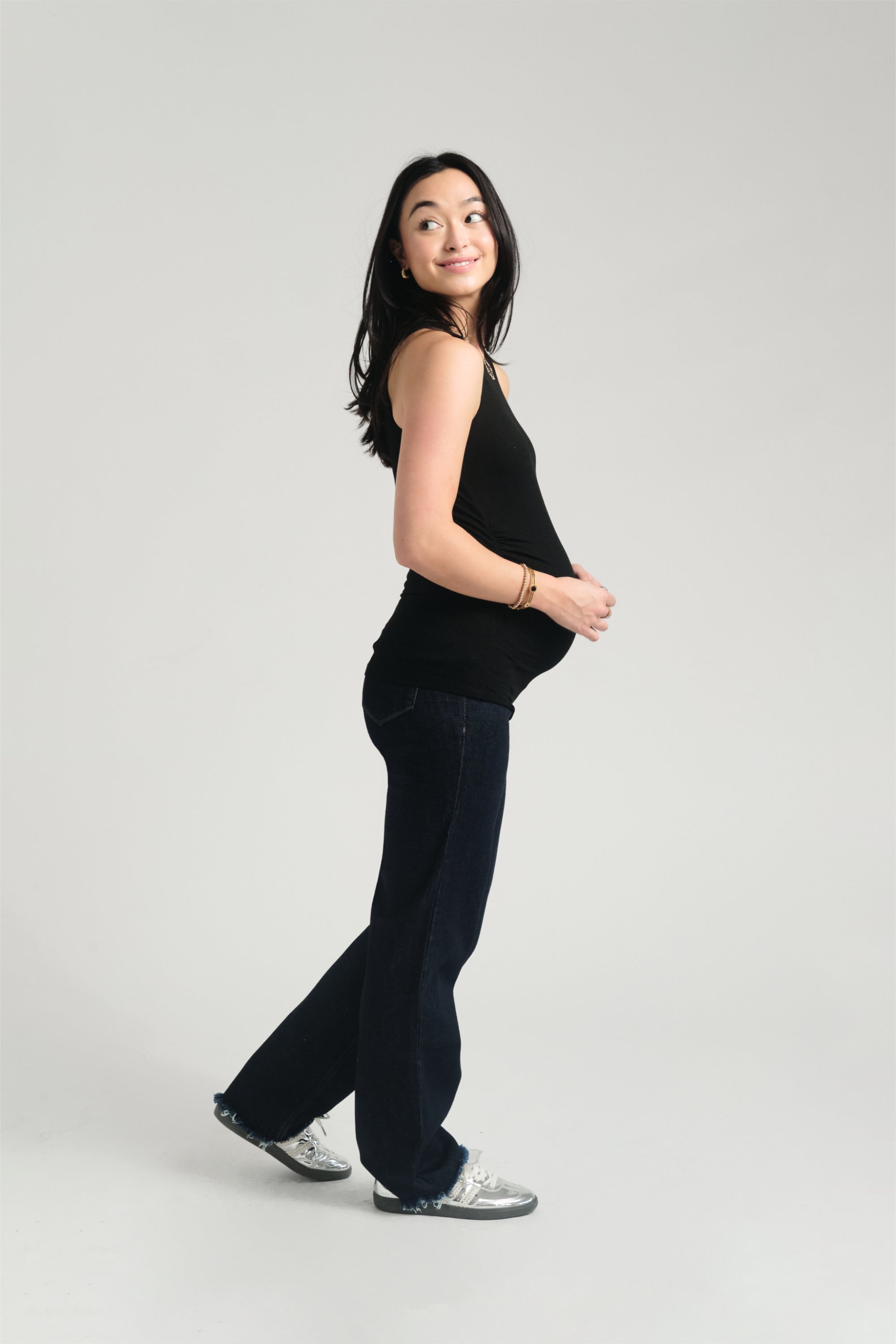 Over Bump Relaxed Straight Leg Jeans - Yo Mama Maternity