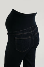 Over Bump Relaxed Straight Leg Jeans