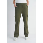 Straight Leg Ponte Cargo Pants