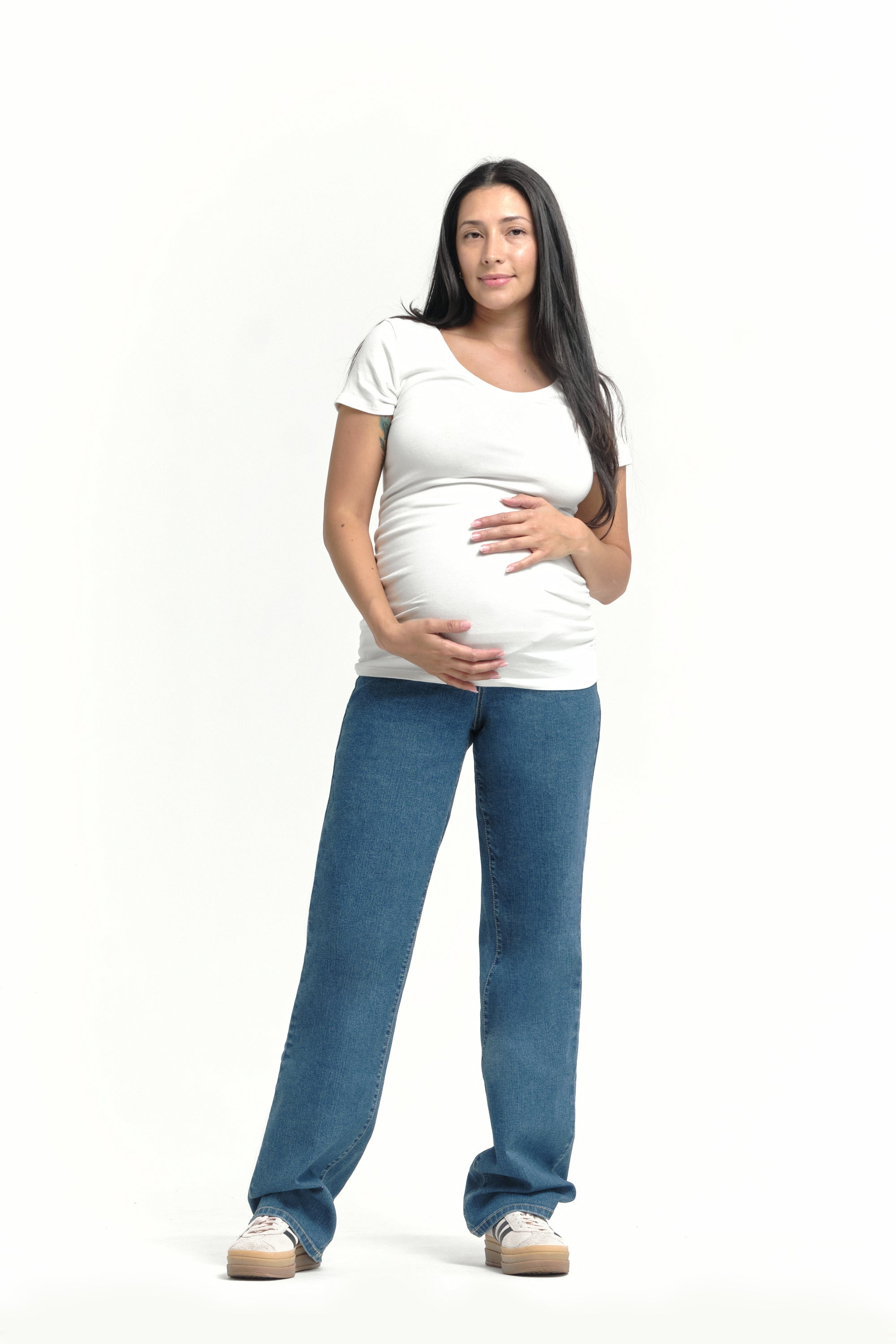 Baggy Straight Leg Denim - Yo Mama Maternity