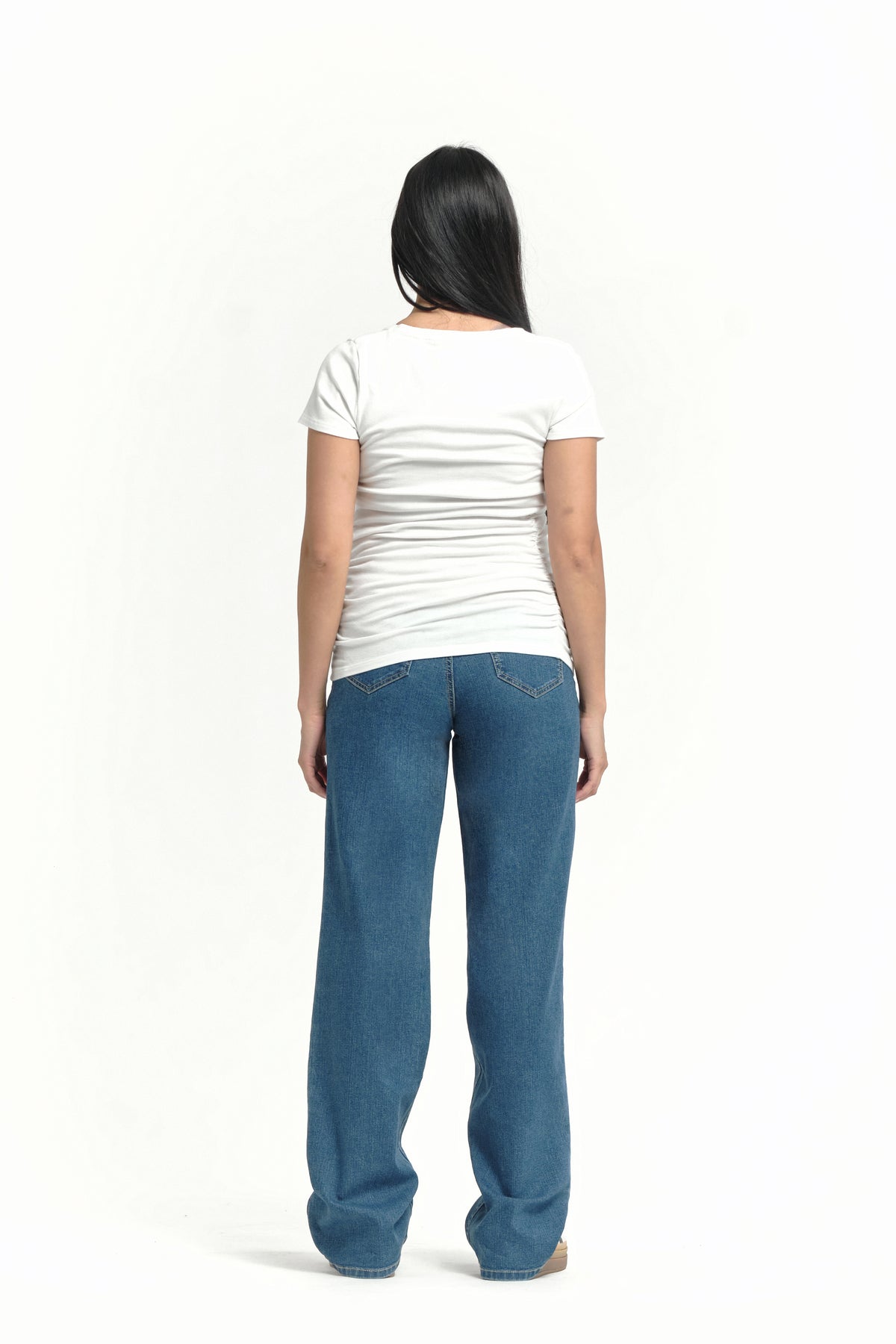 Baggy Straight Leg Denim - Yo Mama Maternity