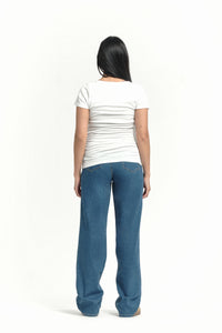 Baggy Straight Leg Denim - Yo Mama Maternity