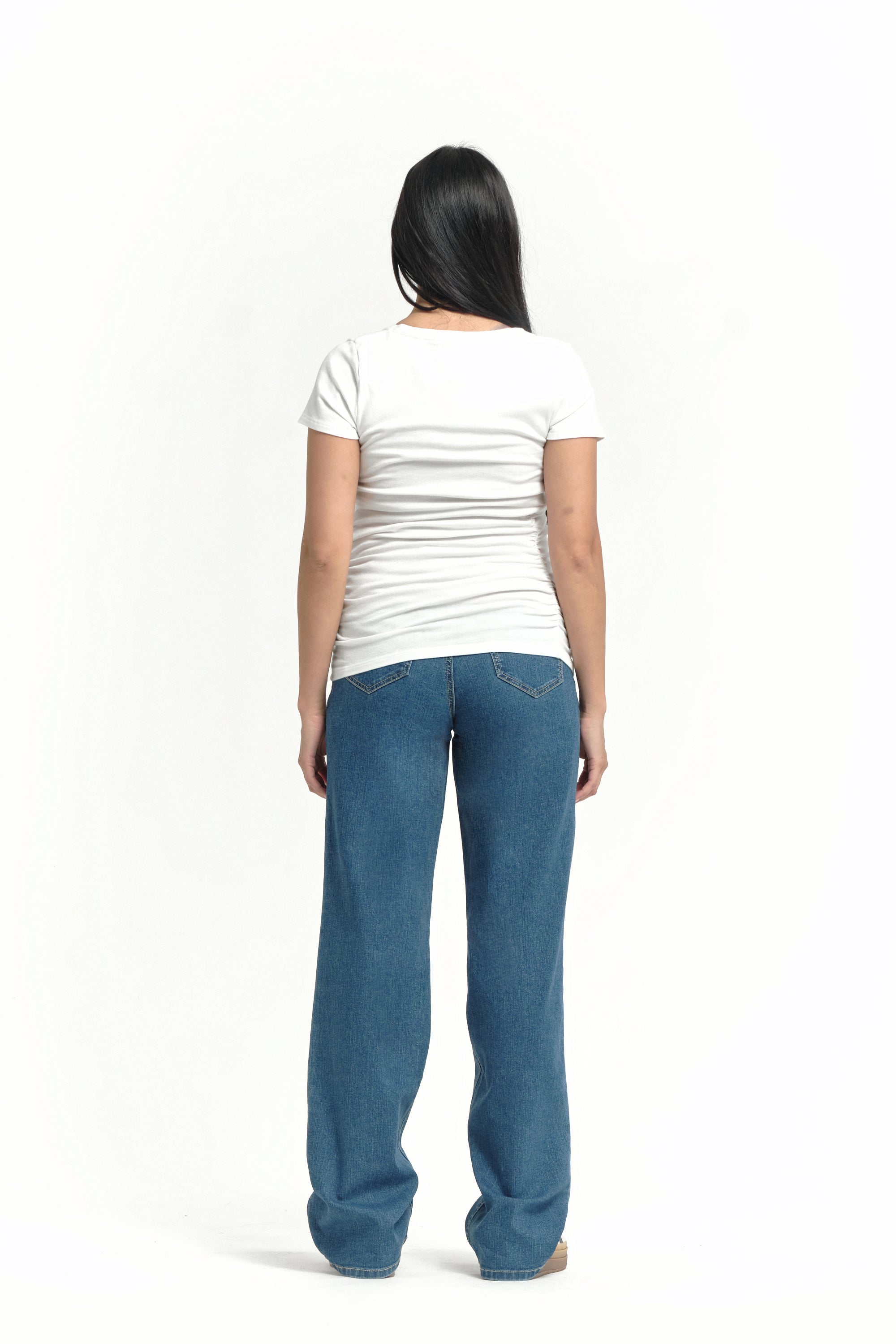 Baggy Straight Leg Denim - Yo Mama Maternity