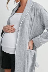 Natalie Belted Robe - Yo Mama Maternity