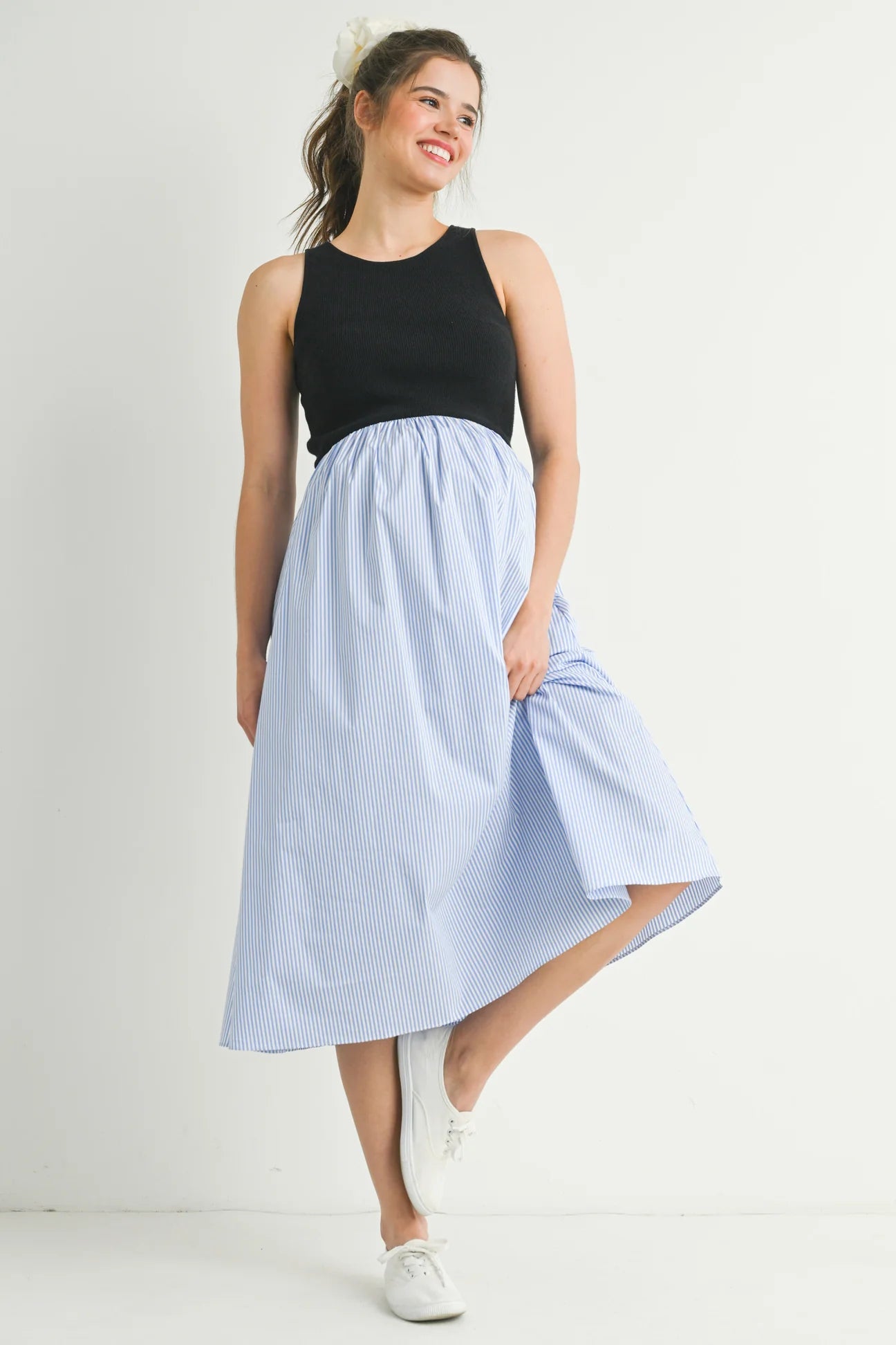 Gabby Colourblock Dress - Yo Mama Maternity