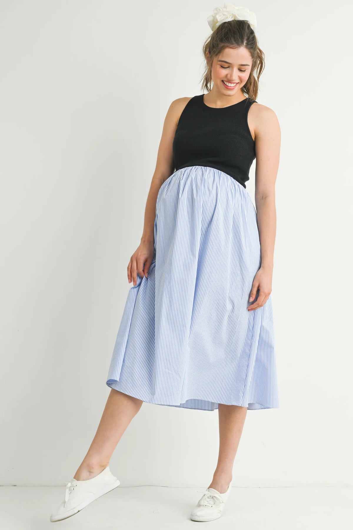 Gabby Colourblock Dress - Yo Mama Maternity